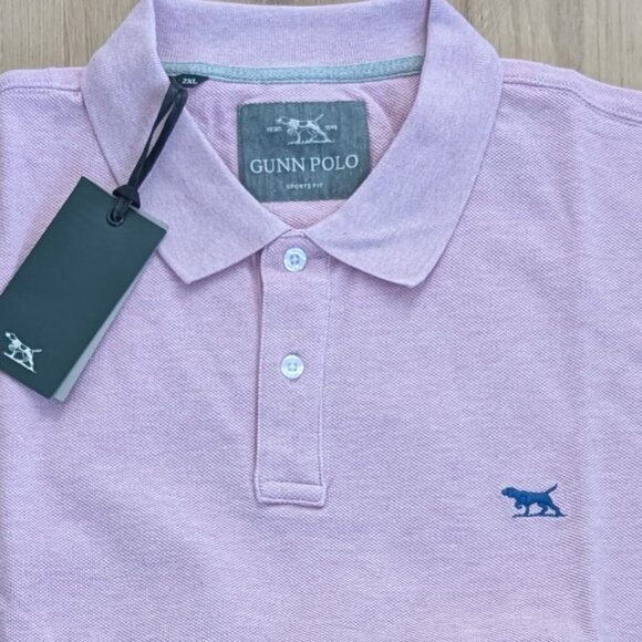 NWT Rodd & Gunn The Gunn Polo Shirt, Sports Fit – Men’s XXL – Lotus Pink - Picture 4 of 7